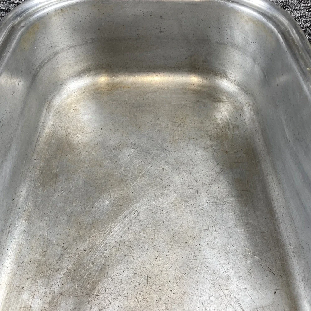 Vintage Kitchen Craft Aluminum Roast Oven Roaster 1940s 1950s USA 18.75 Inch
